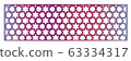 Cutout silhouette panel with ornamental geometric 63334317