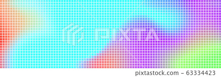 Abstract panoramic colorful pixelated wide Abstract panoramic colorful pixelated wide 63334423