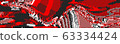 Abstract panoramic ethnic halftone background. 63334424