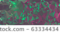 Abstract polygonal background. Triangular 63334434