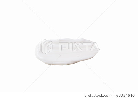 Cosmetic face cream, mask isolated on white background Cosmetic face cream, mask isolated on white background 63334616