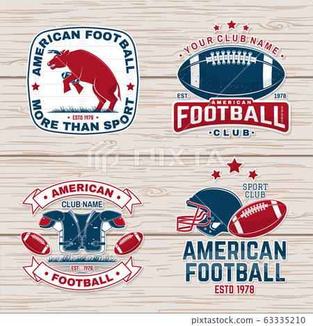 for shirt,
logo, print, stamp, patch. Vintage design with american football
sportsman player, helmet, ball, grass and shoulder pads
silhouette