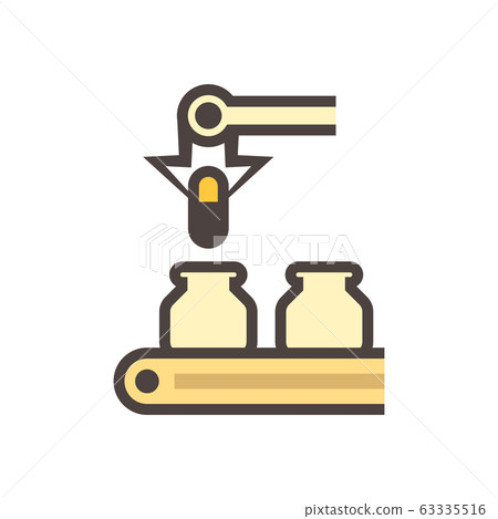pharmaceutical production icon 63335516