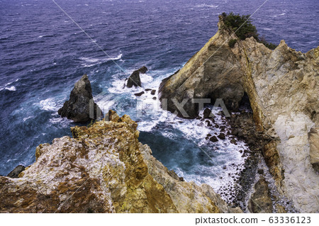 [Nishiizu, Shizuoka Prefecture] Koganezaki, strong wind blowing 63336123