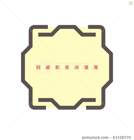 Computer chip processor socket cover vector icon Computer chip processor socket cover vector icon 63336570