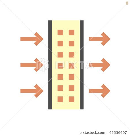 Air filter for pm2.5 problem concept design, 48x48 - 스톡일러스트 [63336607