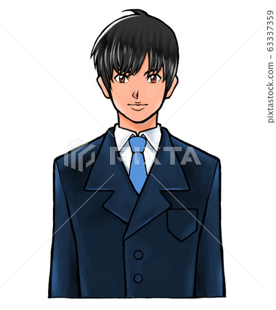 Man in suit smiling 63337359
