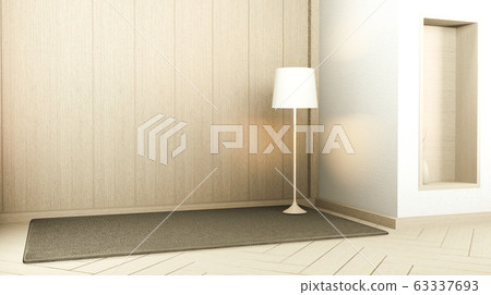 Japanese Empty room wood on wooden floor japanese Japanese Empty room wood on wooden floor japanese 63337693
