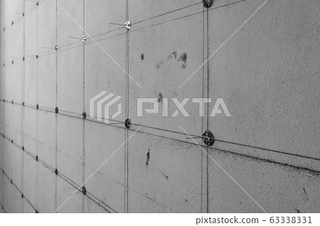 concrete wall with pin for acoustic wall 63338331