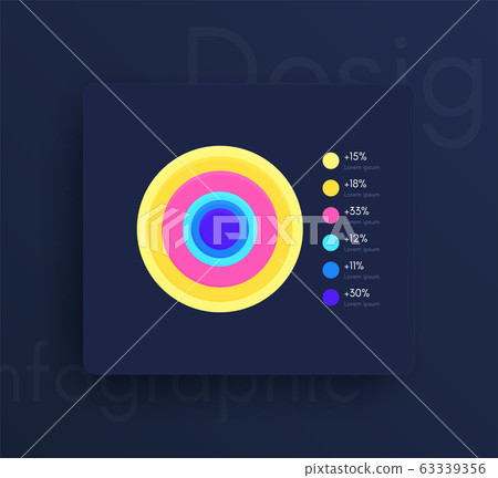 Vector graphic infographics. Template for creating 63339356
