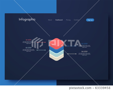 Vector graphic infographics. Template for creating Vector graphic infographics. Template for creating 63339458