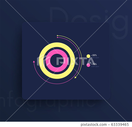 Vector graphic infographics. Template for creating 63339465