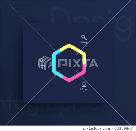 Vector graphic infographics. Template for creating Vector graphic infographics. Template for creating 63339467