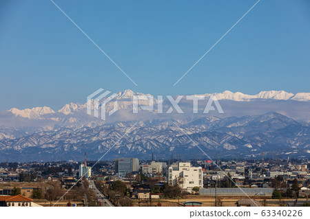 Toyama Airport Street and Tateyama Mountain Range Toyama Airport Street and Tateyama Mountain Range 63340226