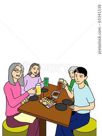 Family gathering Family gathering 63341136