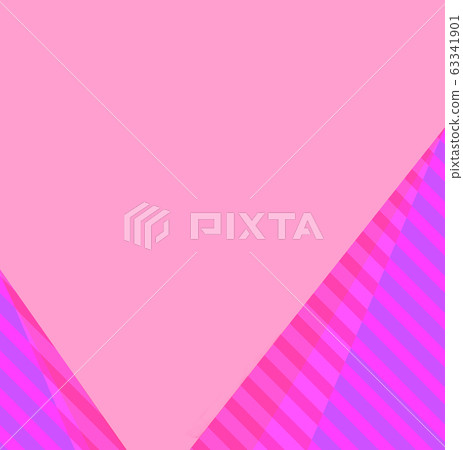 Plain copy space background with diagonal stripes in pale pink and dark pink and pink purple 63341901