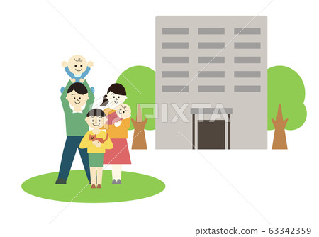 Apartment, family, illustration Apartment, family, illustration 63342359