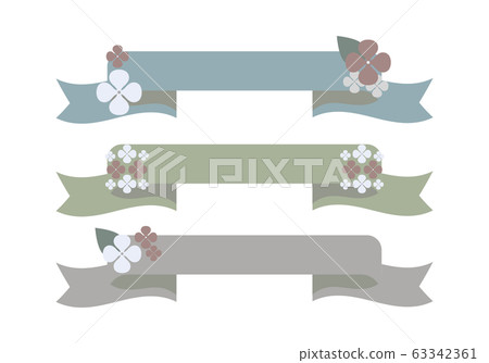 Hydrangea Ribbon Frame / Decorative Frame Set Hydrangea Ribbon Frame / Decorative Frame Set 63342361