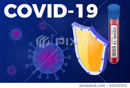 Stop 2019-nCoV Coronavirus test tube Stop 2019-nCoV Coronavirus test tube 63342934