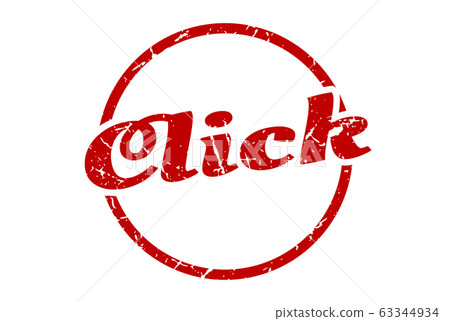 Round Click Sign click sign. click round vintage grunge stamp. - Stock Illustration ...