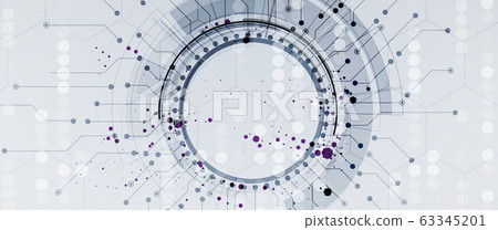 Technology data background, idea of global businnes 63345201