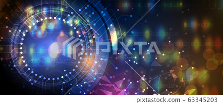 Technology data background, idea of global businnes Technology data background, idea of global businnes 63345203