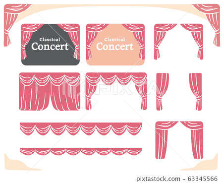 舞台等Doncho插圖素材 63345566
