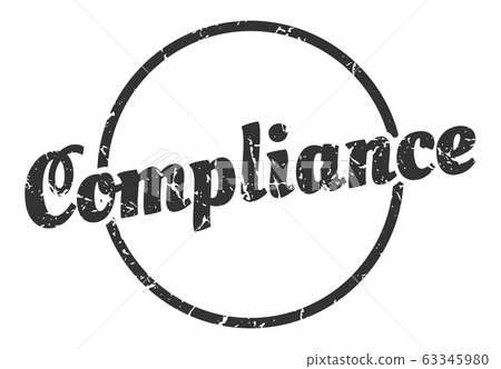 compliance sign. compliance round vintage grunge compliance sign. compliance round vintage grunge 63345980
