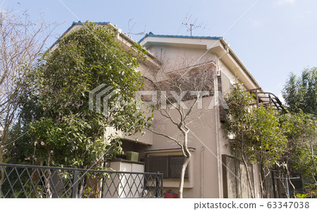 Aged house: 40 years old 63347038