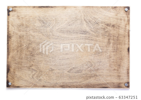 wooden nameplate or wall sign isolated at white wooden nameplate or wall sign isolated at white 63347251