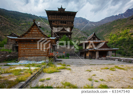 Sangla Fort - Hindu Temple. Sangla, Himachal Pradesh, India. 63347540