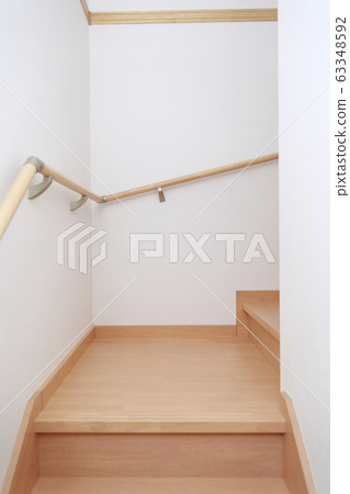 Stairs (Single-family single-family house My home New construction Residential Residential Lifestyle 1F 2F indoor) Stairs (Single-family single-family house My home New construction Residential Residential Lifestyle 1F 2F indoor) 63348592