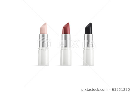 Glossy Opened Lipstick With Box Mockup Free