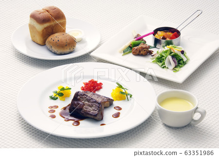 Steak set Beef steak Western food course Image material Steak set Beef steak Western food course Image material 63351986