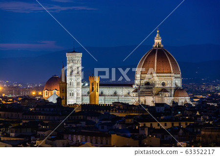 Florence at the Evening, Tuscany, Italy 63352217