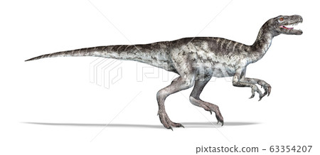 Herrerasaurus dinosaur, photorealistic 3d 63354207