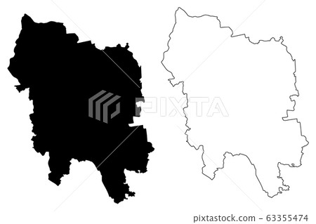 Broceni Municipality (Republic of Latvia, Stock Illustration