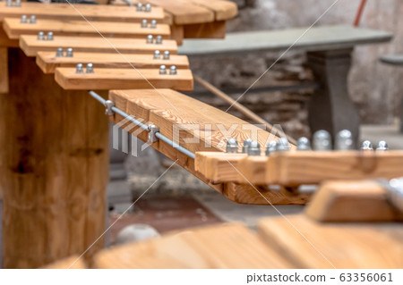 Bridge in Indoor adventure park 63356061