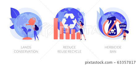 Plants growing, nature protection, natural fertilizers use vector concept metaphors. Plants growing, nature protection, natural fertilizers use vector concept metaphors. 63357817