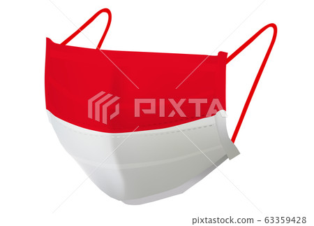 Poland mask national flag icon 63359428