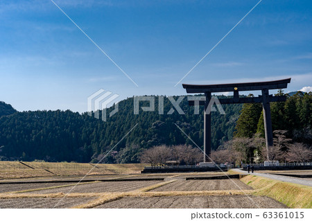 和歌山縣熊野本宮的鳥居 63361015