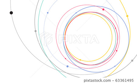 Futuristic data network connection elements Futuristic data network connection elements 63361495
