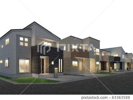 城市景觀夜景 63363589