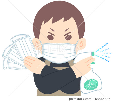 There is a mask to fight the virus There is a mask to fight the virus 63363886