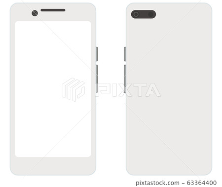 智能手機樣機白色 63364400
