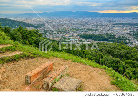 查看從京都的大寫字母山 查看從京都的大寫字母山 63364583