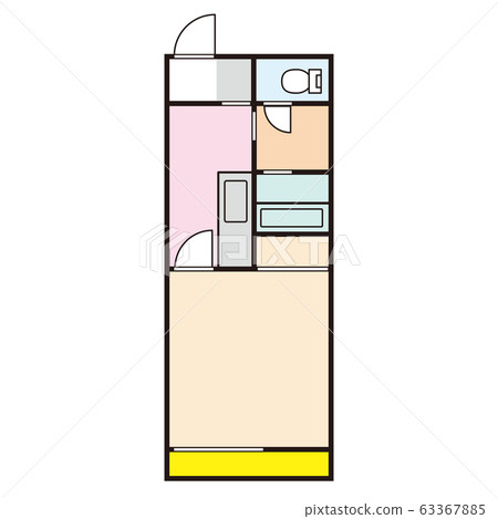 Floor plan Residential apartment Apartment image Floor plan Residential apartment Apartment image 63367885