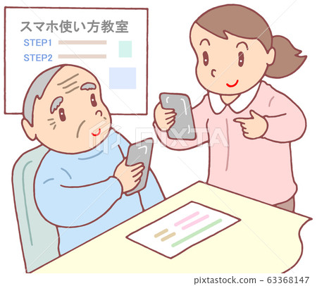 Smartphone classroom for the elderly Smartphone classroom for the elderly 63368147