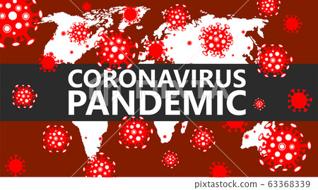 Global coronavirus pandemic vector illustration - Stock Illustration ...