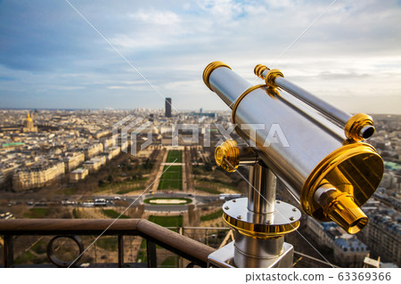 View of Paris city from Eiffel Tower View of Paris city from Eiffel Tower 63369366